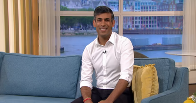 This Morning's Andi Peters gives Rishi Sunak a grilling after awkward childhood revelation