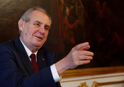 Czech president admitted to hospital for short-term stay