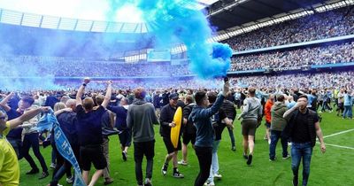 Man City charged by FA for 'violent' pitch invasion vs Aston Villa after Premier League title win