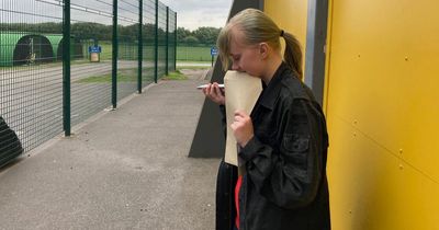 Emotional moment teen tipped to fail secures place at university