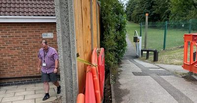 Nottinghamshire couple terrified 'dangerous' 10ft garden fence is 'accident waiting to happen'