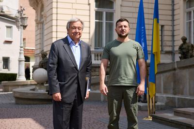 Ukraine's Zelenskiy: U.N. must ensure security of Zaporizhzhia nuclear plant