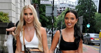 ITV Love Island's Jazmine Nichols holds hands with fellow bombshell in Manchester as she's seen after sepsis ordeal