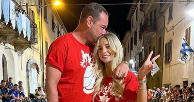 Dani Dyer shows off new tattoo while filming travel show with dad Danny