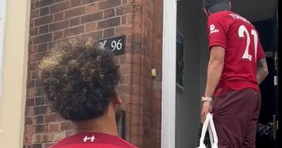 Mohamed Salah and Liverpool team-mates surprise fans around city with gesture
