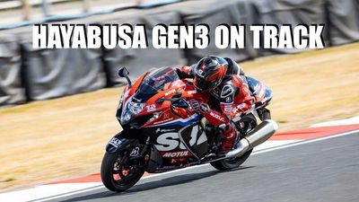 EWC Champ Sylvain Guintoli Hustles Suzuki Hayabusa Around The Track