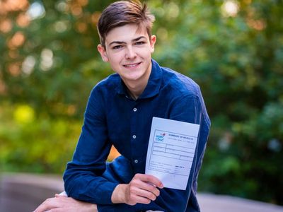 A-level results: Ukrainian student studying in Britain as father fights on front line earns four A grades