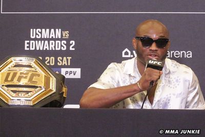 Kamaru Usman says no need to put on weight for 205 pounds: ‘People don’t understand what my death grip is like’