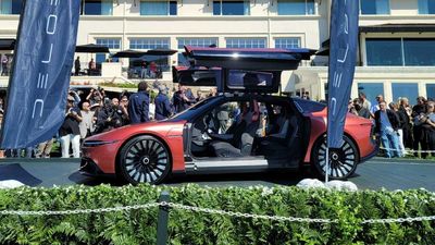 DeLorean Alpha5 Makes Public Debut At Pebble Beach