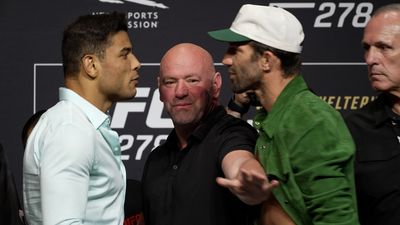 UFC 278 video: Paulo Costa, Luke Rockhold scare Dana White at faceoff