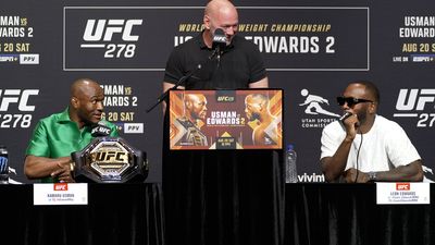 Video: Kamaru Usman, Leon Edwards bicker about style, cars and ‘envy’ before UFC 278 rematch