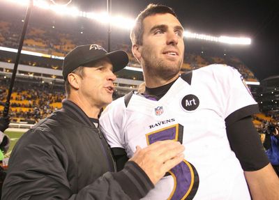 Ravens HC John Harbaugh weighs in on potentially facing Jets QB Joe Flacco in Week 1