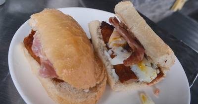 We found the 'jumbo jet' of breakfast rolls in Dublin