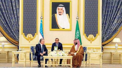 Saudi Crown Prince, Uzbek President Discuss Bilateral Ties in Jeddah
