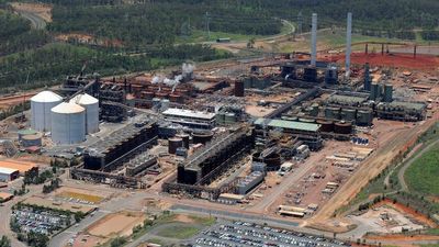 Rio Tinto fined $57,000 after pipeline spill at Yarwun refinery near Gladstone