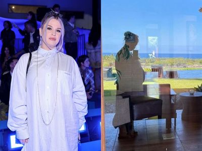 Kelly Osbourne shows off baby bump as she prepares to welcome first child