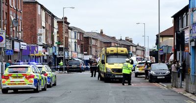 Crowds seen 'shouting at police' after scrambler bike crash