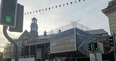 Multi-million pound building work on Maesteg town hall won't be finished until next year