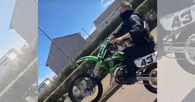 Edinburgh youth filmed pulling wheelies on dirt bike in busy city street