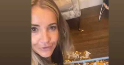 TV host Helen Skelton has glitter mishap at home after first Strictly Come Dancing rehearsal