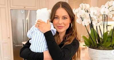 Louise Thompson shows off bathroom makeover complete with walk-in shower and marble bath