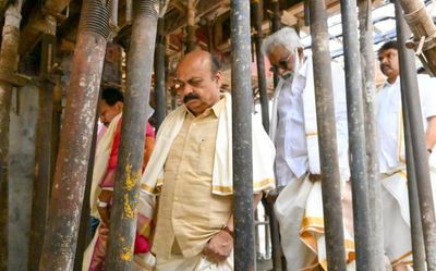 Karnataka CM Bommai inspects construction work at Tirumala