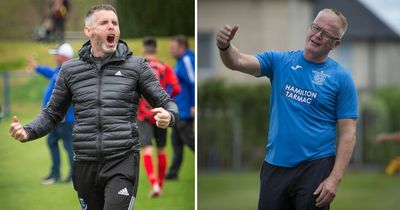 Derby day: Hurlford United and Darvel bosses all set for important cup clash