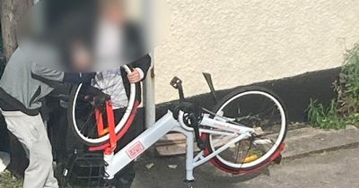 Watch: Moment yobs damage Big Issue eBike trying to 'hack' it unlocked