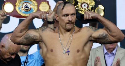 What weight is Oleksandr Usyk for Anthony Joshua rematch?