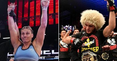 Kayla Harrison confident she can beat "role model" Khabib's unbeaten record