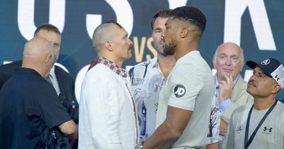 How much does Oleksandr Usyk v Anthony Joshua 2 cost in Ireland and what TV channel is it on?