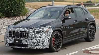 Refreshed Mercedes-AMG GLA 35 Spied For First Time With Minor Tweaks