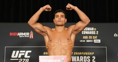 UFC star Paulo Costa completes 40lb weight loss after help from Paddy Pimblett