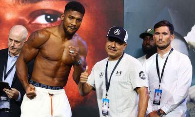 Anthony Joshua urged to speak out on human rights abuses in Saudi Arabia