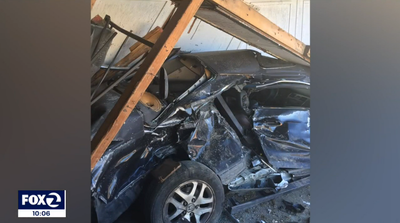 California man’s home has been the site of 23 car crashes, but he refuses to leave