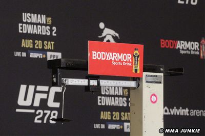 Photos: UFC 278 official weigh-ins