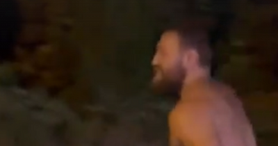 Conor McGregor's strange nighttime training video where he sprints up road while shouting