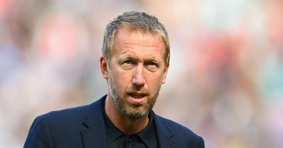 Brighton manager Graham Potter reacts to Manchester United and Moises Caicedo transfer links