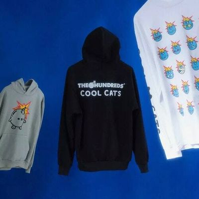 The Hundreds’s Adam Bomb Squad adds the NFT Cool Cats to T-shirts and hoodies