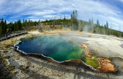 Human foot found in Yellowstone hot spring