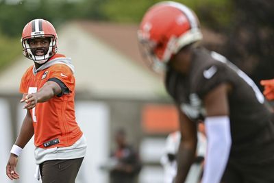 How much does Jacoby Brissett limit the fantasy upside of Amari Cooper and other Browns receivers?