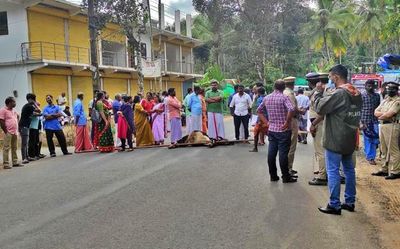 Villagers block traffic, seek protection from wild animal attacks