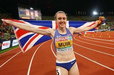 Laura Muir and Zharnel Hughes take European Championships gold but Dina Asher-Smith frustrated again