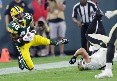 Newcomer Micah Abernathy makes incredible interception in Packers preseason debut