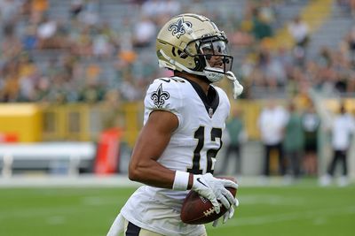 Twitter reacts to Chris Olave’s first touchdown catch in a Saints uniform