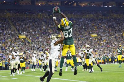 WATCH: Packers WR Romeo Doubs makes leaping TD catch vs. Saints