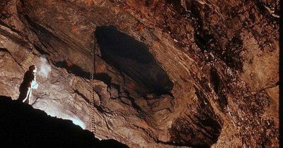 Inside Pen Park Hole caves and lake hidden under Bristol suburb