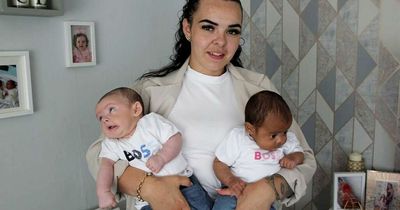 Mum gets asked 'are they both yours' after giving birth to twins with different skin colours