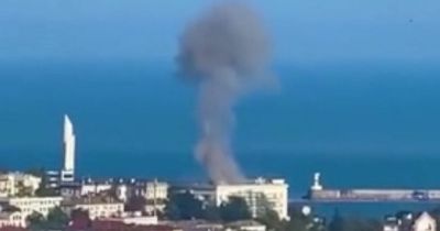 Ukraine drone strike hits Russia's Black Sea Fleet HQ deep in occupied Crimea