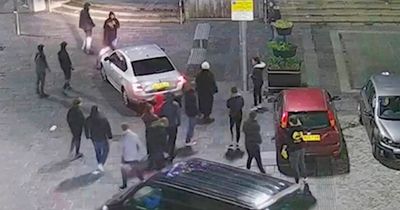 Brave mum single-handedly stops attack by putting herself in middle of 'wild' gang